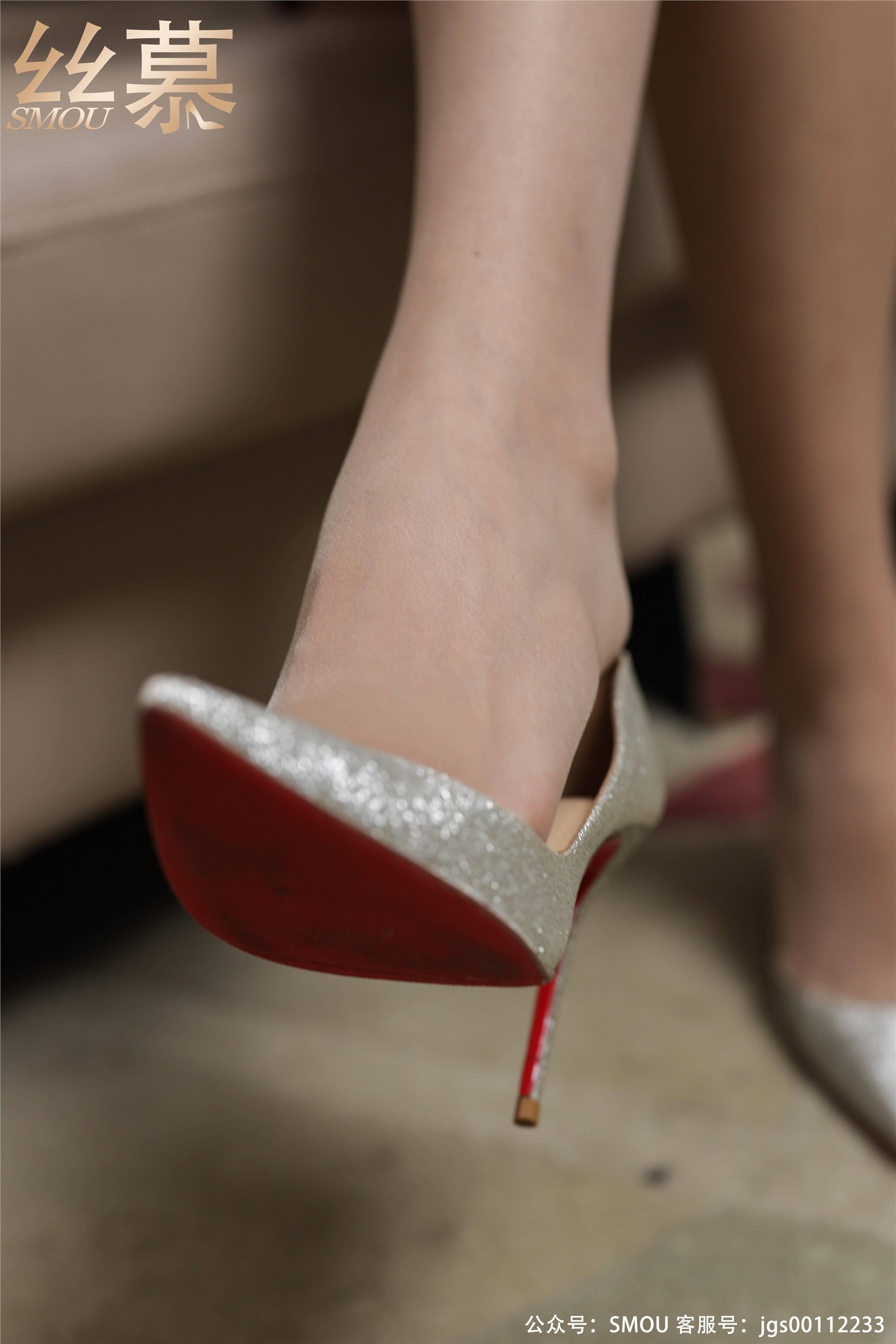 丝慕写真 SM446 天天一元 模特：紫宁《轻薄丝滑美腿袜》